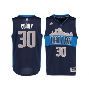 Men's Dallas Mavericks #30 Seth Curry adidas Navy Swingman climacool Jersey