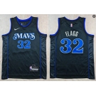 Mens Dallas Mavericks #32 Cooper Flagg Black 2023-24 City Edition Swingman Jersey