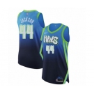 Men's Dallas Mavericks #44 Justin Jackson Authentic Blue Basketball Jersey - 2019-20 City Edition