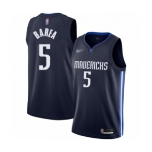 Men's Dallas Mavericks #5 Jose Juan Barea Authentic Navy Finished Basketball Jersey - Statement Edition