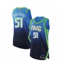 Men's Dallas Mavericks #51 Boban Marjanovic Authentic Blue Basketball Jersey - 2019-20 City Edition