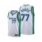 Men's Dallas Mavericks #77 Luka Doncic 2021-22 White City Edition Stitched Jersey