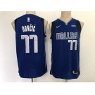 Men's Dallas Mavericks #77 Luka Doncic Swingman Royal Blue Road Basketball Jersey - Icon Edition