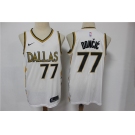 Men's Dallas Mavericks #77 Luka Doncic White Basketball Jersey 2020-2021 City Edition