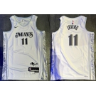 Men's Dallas Mavericks Active Player Custom White 2024-25 City Edition Stitched Basketball Jersey