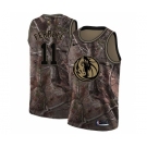 Men's Nike Dallas Mavericks #11 Yogi Ferrell Swingman Camo Realtree Collection NBA Jersey