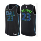 Men's Nike Dallas Mavericks #23 Wesley Matthews Swingman Black NBA Jersey - City Edition