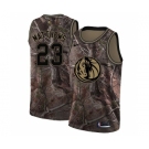 Men's Nike Dallas Mavericks #23 Wesley Matthews Swingman Camo Realtree Collection NBA Jersey