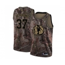 Men's Nike Dallas Mavericks #37 Kostas Antetokounmpo Swingman Camo Realtree Collection NBA Jersey