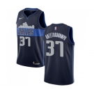 Men's Nike Dallas Mavericks #37 Kostas Antetokounmpo Swingman Navy Blue NBA Jersey Statement Edition