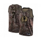 Men's Nike Dallas Mavericks #7 Dwight Powell Swingman Camo Realtree Collection NBA Jersey