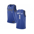 Nike Dallas Mavericks #1 Dennis Smith Jr. Royal NBA Swingman Icon Edition Jersey