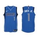 Nike NBA Dallas Mavericks #1 Smith Jr. Jersey 2017-18 New Season Blue Jersey