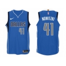 Nike NBA Dallas Mavericks #41 Dirk Nowitzki Jersey 2017-18 New Season Blue Jersey