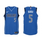 Nike NBA Dallas Mavericks #5 J.J. Barea Jersey 2017-18 New Season Blue Jersey