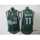 nba dallas mavericks #11 barea green[2011 swingman revolution 30]