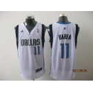 nba dallas mavericks #11 barea white[2011 swingman revolution 30]