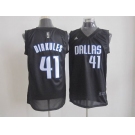 nba dallas mavericks #41 dirkules black