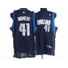 nba dallas mavericks #41 nowitzki dk blue