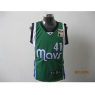 nba dallas mavericks #41 nowitzki green[2011 champions]