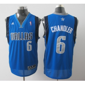 nba dallas mavericks #6 chandler lt.blue[2011 swingman revolution 30]