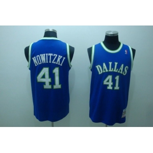 nba dallas mavericks nowitzki #41 blue