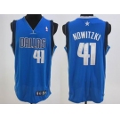 nba jerseys dallas mavericks #41 nowitzki lt.blue[grey number]