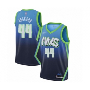 Women's Dallas Mavericks #44 Justin Jackson Swingman Blue Basketball Jersey - 2019-20 City Edition