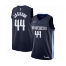 Women's Dallas Mavericks #44 Justin Jackson Swingman Navy Finished Basketball Jersey - Statement Edition