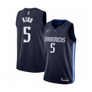 Women's Dallas Mavericks #5 Jason Kidd Swingman Navy Finished Basketball Jersey - Statement Edition