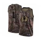 Women's Nike Dallas Mavericks #1 Dennis Smith Jr. Swingman Camo Realtree Collection NBA Jersey