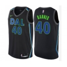 Women's Nike Dallas Mavericks #40 Harrison Barnes Swingman Black NBA Jersey - City Edition