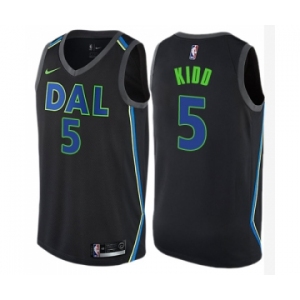 Women's Nike Dallas Mavericks #5 Jason Kidd Swingman Black NBA Jersey - City Edition