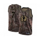 Women's Nike Dallas Mavericks #7 Dwight Powell Swingman Camo Realtree Collection NBA Jersey