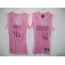 nba dallas mavericks #41 nowitzk pink