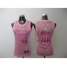 women nba dallas mavericks #41 nowitzki pink