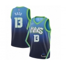 Youth Dallas Mavericks #13 Steve Nash Swingman Blue Basketball Jersey - 2019-20 City Edition