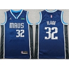 Youth Dallas Mavericks #32 Cooper Flagg Navy Statement Edition Jersey2
