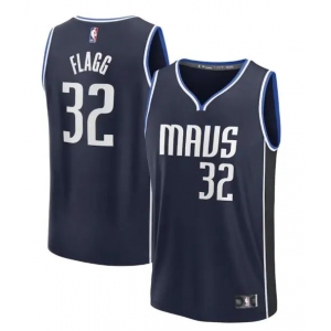 Youth Dallas Mavericks #32 Cooper Flagg Navy Statement Edition Jersey