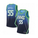 Youth Dallas Mavericks #55 Delon Wright Swingman Blue Basketball Jersey - 2019-20 City Edition