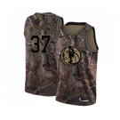 Youth Nike Dallas Mavericks #37 Kostas Antetokounmpo Swingman Camo Realtree Collection NBA Jersey
