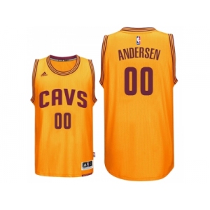 Cleveland Cavaliers #00 Chris Andersen New Swingman Gold Alternate Jersey