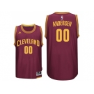 Cleveland Cavaliers #00 Chris Andersen New Swingman Road Wine Jersey