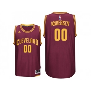 Cleveland Cavaliers #00 Chris Andersen New Swingman Road Wine Jersey