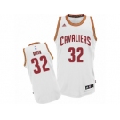 Men Adidas Cleveland Cavaliers #32 Jeff Green Swingman White Home NBA Jersey