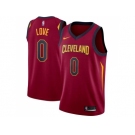 Men Nike Cleveland Cavaliers #0 Kevin Love Red Stitched NBA Swingman Jersey