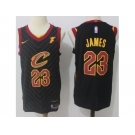 Men Nike Cleveland Cavaliers #23 LeBron James Black Stitched NBA Swingman Jersey