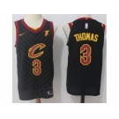 Men Nike Cleveland Cavaliers #3 Isaiah Thomas Black Stitched NBA Swingman Jersey