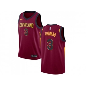 Men Nike Cleveland Cavaliers #3 Isaiah Thomas Red Stitched NBA Swingman Jersey