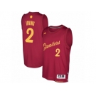 Men adidas Cleveland Cavaliers #2 Kyrie Irving Burgundy 2016-17 Christmas Day Swingman Jersey